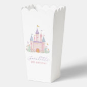 プリンセス 誕生日 魔法の城 ポップコーン フェイバーボックス (裏面)