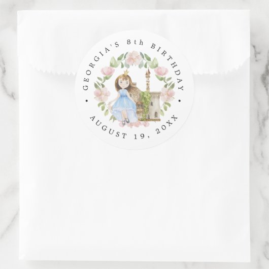 プリンセス、騎士、そしてドラゴン　～おとぎの世界での誕生日～ ラウンドシール (バッグ)