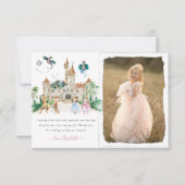 プリンセス、騎士&ドラゴンズ童話 サンキューカード (正面)