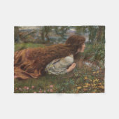 プリンセス（E.R.ヒューズ著） フリースブランケット (正面(横))