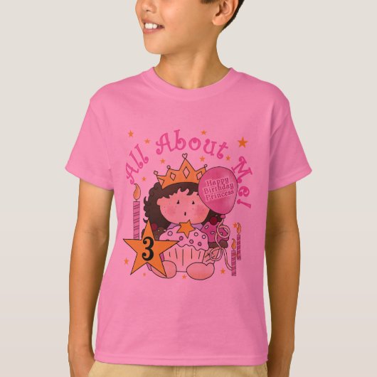 プリンセスAll About Me 3 Birthday T-shirts Tシャツ (正面)