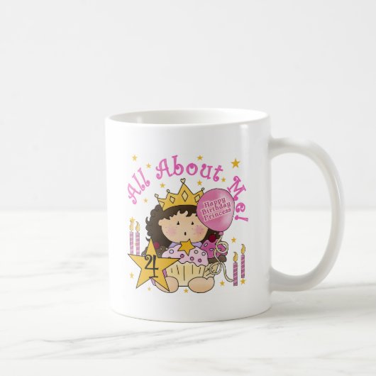 プリンセスAll About Me 4 Birthday T-shirts コーヒーマグカップ (右)