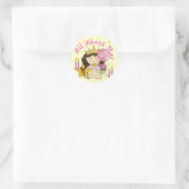 プリンセスAll About Me 4 Birthday T-shirts ラウンドシール (バッグ)