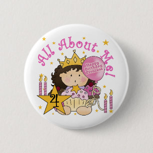 プリンセスAll About Me 4 Birthday T-shirts 缶バッジ