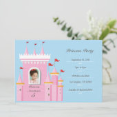 プリンセスin城の誕生日パーティーの招待状 招待状 (スタンド正面)