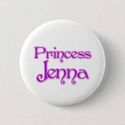 プリンセスJenna 缶バッジ (正面)