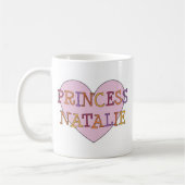 プリンセスNatalie コーヒーマグカップ (左)