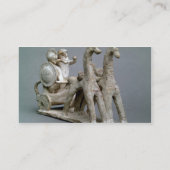 プリンセスNefeの墓からの一人乗り二輪馬車そして馬、 名刺 (裏面)