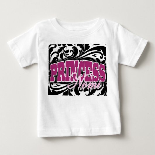 プリンセスTシャツ – カスタマイズ可能 ベビーTシャツ (正面)