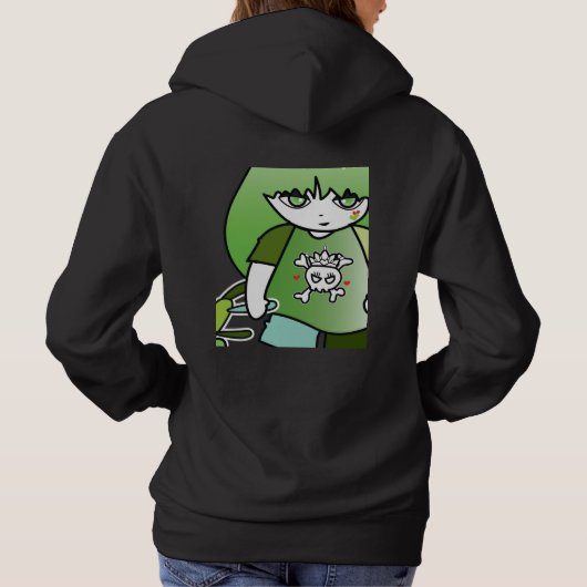 プリンセスTシャツ パーカ (裏面)