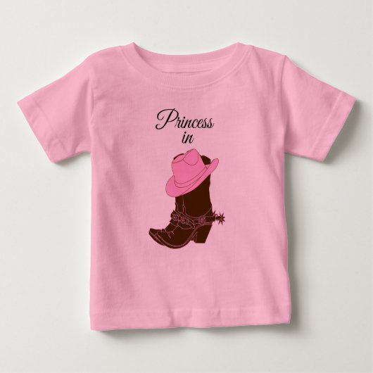 プリンセスTシャツ（幼児用） ベビーTシャツ (正面)
