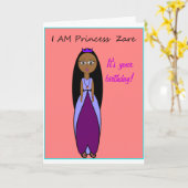 プリンセスZareのバースデー・カード カード (黄色い花)