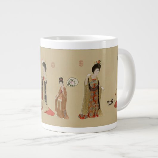 プリンセズ中国のジャンボマグ ジャンボコーヒーマグカップ (正面右)