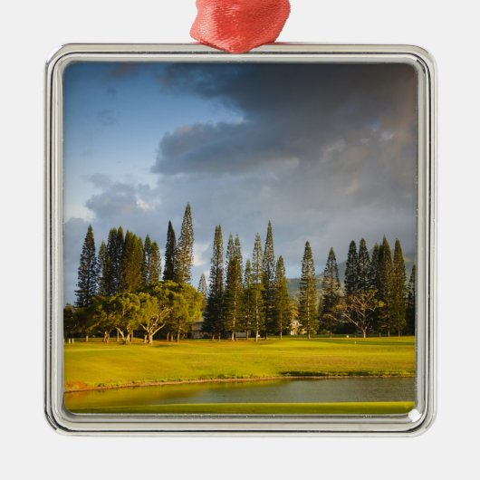 プリンセヴィルのマカイゴルフ場 メタルオーナメント (正面)