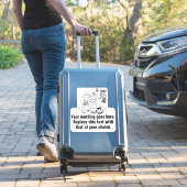 プリンタおよび印刷会社のプロモーション シール (スーツケースインサイチュ)