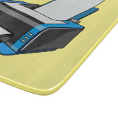 プリンタの漫画イラストレーション カッティングボード (角)