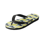 プリンタの漫画イラストレーション キッズビーチサンダル (アングル)