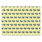 プリンタの漫画イラストレーション テーブルクロス (正面(横))