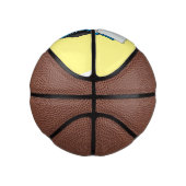 プリンタの漫画イラストレーション ミニバスケットボール (右)