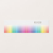 プリンタデザイナの色見本パレットサンプル 名刺 (外部フラット)