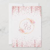 プリンタドラブル – ブランチ&バブリーピンクシャンパンゲ 招待状 (裏面)