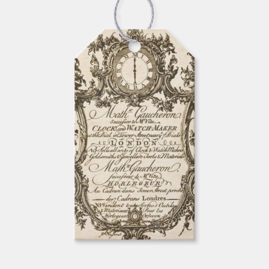 プリンタマークジャーナリングラベル ギフトタグ (正面)