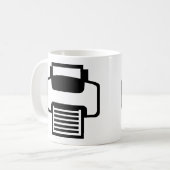 プリンター コーヒーマグカップ (正面左)