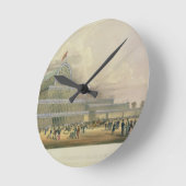 プリンツから見たクリスタル・パレスのトランセツ ラウンド壁時計 (傾斜)