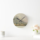 プリンツから見たクリスタル・パレスのトランセツ ラウンド壁時計 (ホーム)