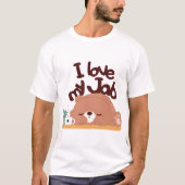 プリントお気に入りの工事 Tシャツ (正面)
