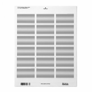 プリントからエッジへの住所 シール