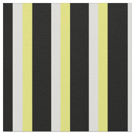 プリントされたファブリック、ブラック&ホワイト&イエロー ファブリック