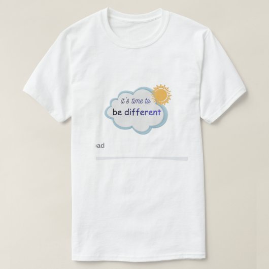 プリントされたホワイトTシャツ Tシャツ (デザイン正面)