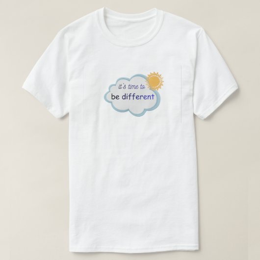 プリントされたホワイトTシャツ Tシャツ (デザイン正面)