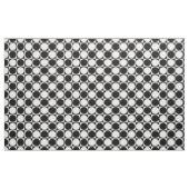 プリントされた布地、白黒、正方形&円 ファブリック (ヤード)