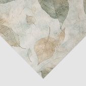 プリントされた葉のハーモニー - ビンテージ植物画 (8) 薄葉紙 (詳細)