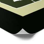 プリントされた音響ギター ポスター (角)