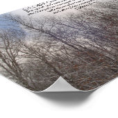 プリントとポスター:雪の木 ポスター (角)