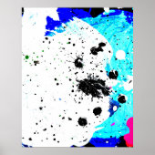 プリントのオリジナル抽象芸術絵画。 ポスター (正面)