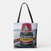 プリントのトートバックをくまなく最南ポイント トートバッグ (裏面)