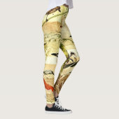 プリントのレギンスをくまなく鷲の鳥の野性生物 レギンス (右)