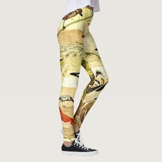 プリントのレギンスをくまなく鷲の鳥の野性生物 レギンス (右)