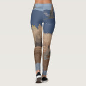 プリントのレギンスをくまなくSandhillクレーン性能 レギンス (裏面)