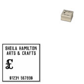 プリントの価格チケット ラバースタンプ (押印)