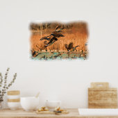 プリントの飛行ファンシー ポスター (キッチン)