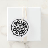 プリントはデッドラウンドギフトラベル フェイバータグ (インサイチュ)