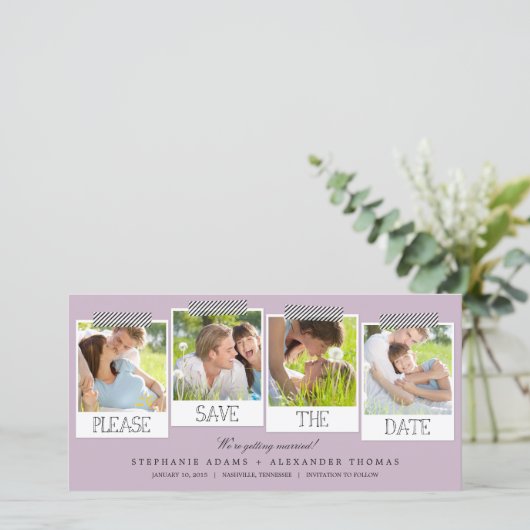 プリントは写真カードを保存する セーブザデート (スタンド正面)