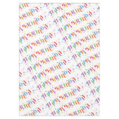 プリントをくまなくハッピーバースデー テーブルクロス (正面)