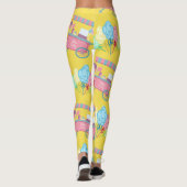 プリントをくまなく綿菓子 レギンス (裏面)