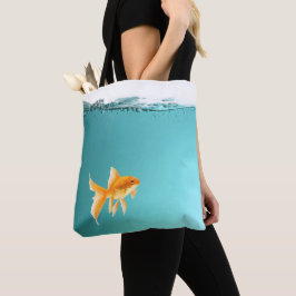 プリントをくまなく金魚のトートバック トートバッグ